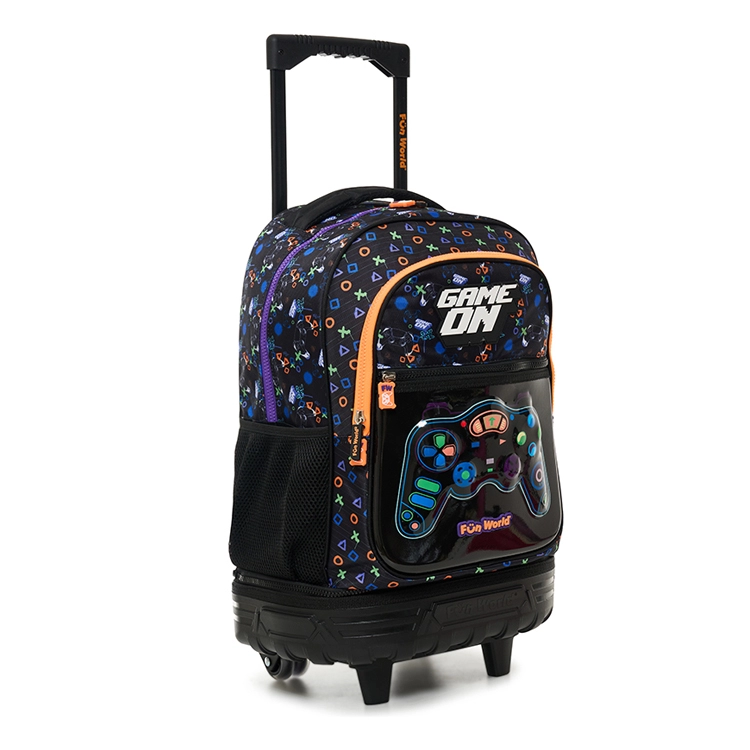 Mochila Escolar FW 2026 Fun World Game On 18" con Carro Desmontable Art.202157